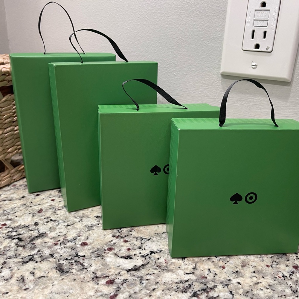 Kate Spade x Target Green Jewelry Gift Box Set of 4